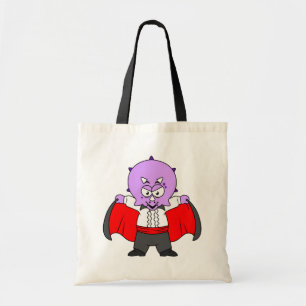 Tote Bag Un Dinosaure De Ceratops Habillé Comme Comte Dracu