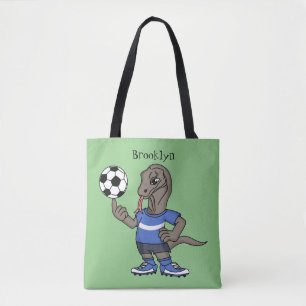 Tote Bag Un dragon de Komodo amusant qui joue au dessin ani