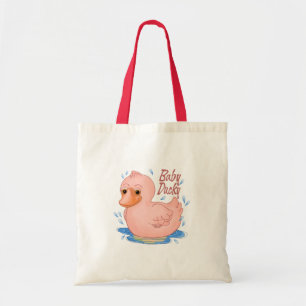 Tote Bag Un Ducky En Caoutchouc Rose