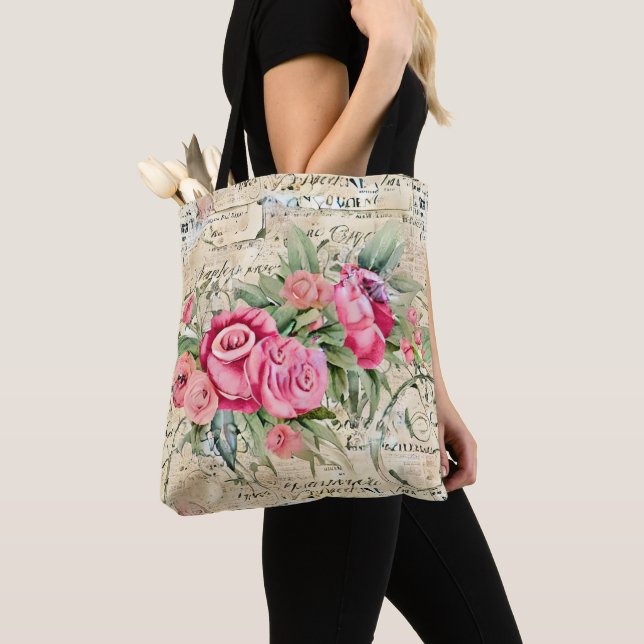 Tote Bag Un Ephémère français série 26 (De près)