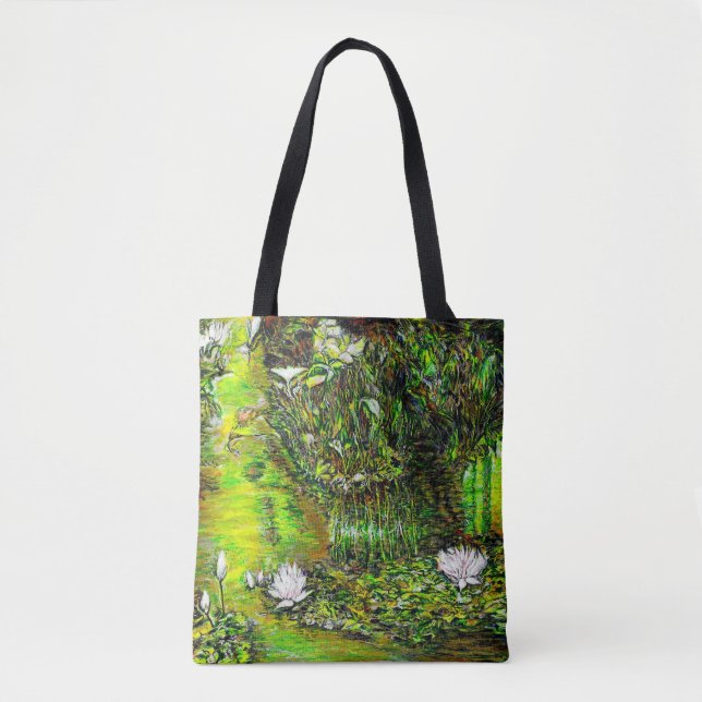Tote Bag Un étang avec des pensées impures (Devant)