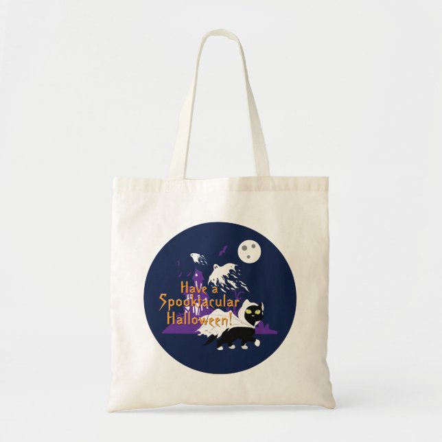 Tote Bag Un Halloween Spooktaculaire (Devant)