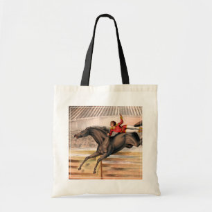 Tote Bag Un Interprète De Cirque À Cheval De Voûte