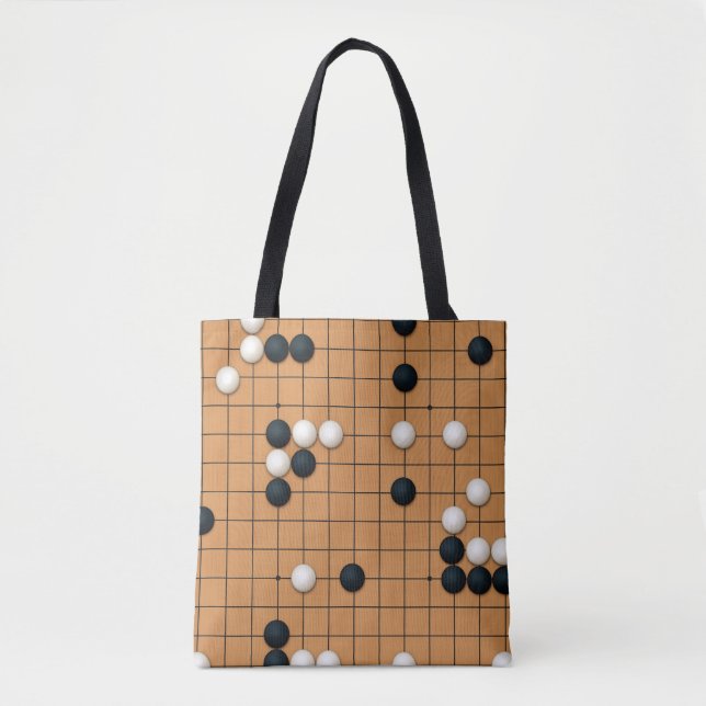 Tote Bag Un jeu de Go (Devant)