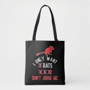 Tote Bag Un jeu de mot amusant pour les amoureux du rat