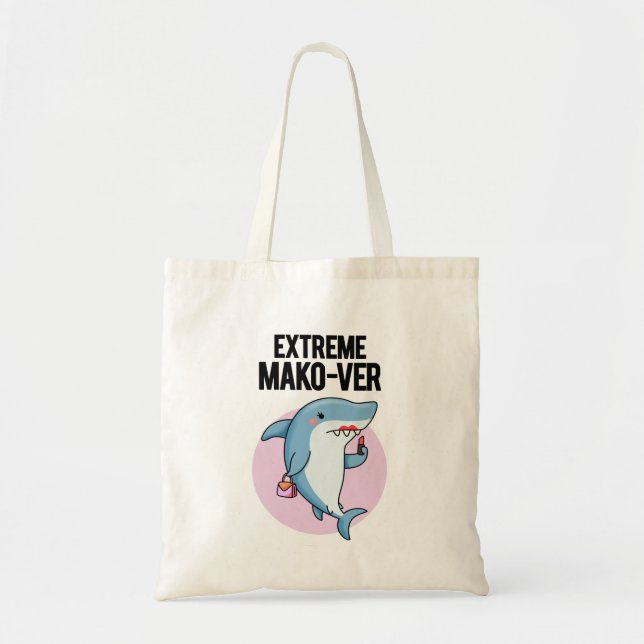 Tote Bag Un jeu de requin Mako Funny Mako extrême (Devant)