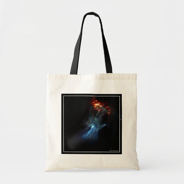 Tote Bag Un Jeune Pulsar Montre Sa Main (Devant)