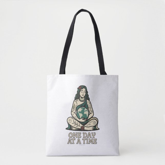 Tote Bag Un Jour À La Fois (Gaia) -  (Devant)