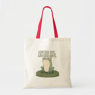 Tote Bag Un jour de plus, un nouveau non Grenouille grinche
