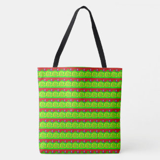 Tote Bag Un joyeux Fourre-tout vert