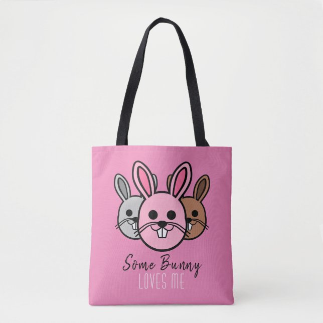 Tote Bag Un Lapin M'Aime (Devant)