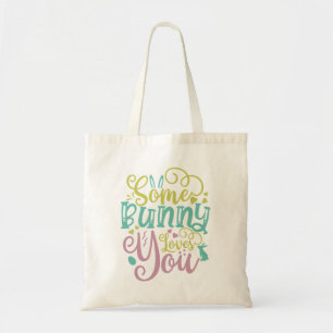 Tote Bag Un Lapin T'Aime Pâques