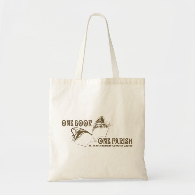 Tote Bag Un livre Fourre-tout de paroisse du livre un (Devant)