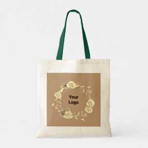 Tote Bag Un logo personnalisé simple et élégant ici compagn