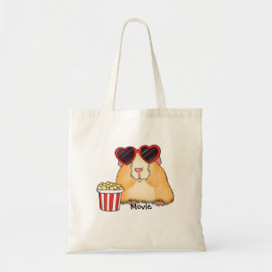 Tote Bag Un mignon hamster. fan de cinéma. Amoureux du hams