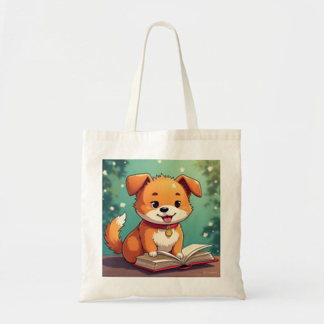 Tote Bag Un mignon petit chien (Devant)