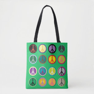 Tote Bag Un motif haut en couleur des années 60