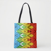 Un motif zigzag classique coloré et tendance vibra