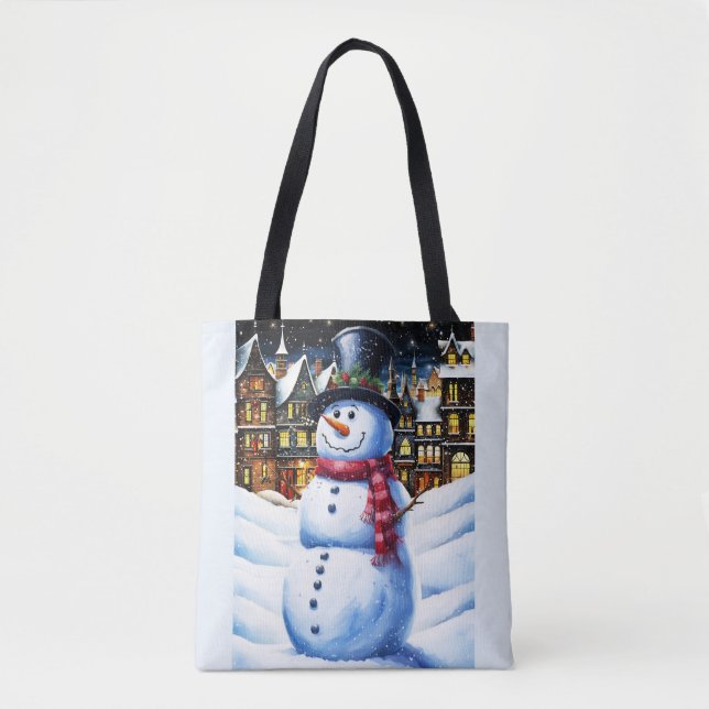 Tote Bag UN NOËL FROSTY EVE Fourre-tout (Devant)