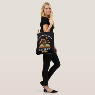 Tote Bag Un nouveau chapitre commence Retraité 2026