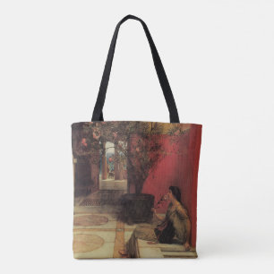Tote Bag Un Oleander par Alma Tadema, Fleurs Vintage