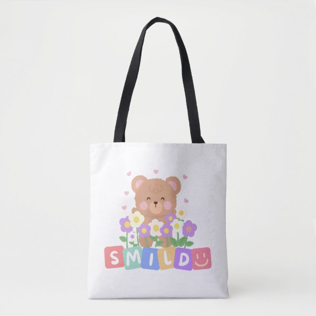 Tote Bag un ours mignon (Devant)