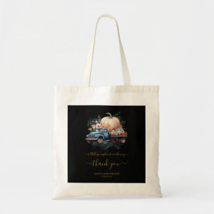 Tote Bag Un petit Baby shower de camion écocarté Citrouille