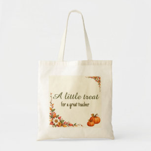 Tote Bag Un petit cadeau pour un grand professeur d'automne
