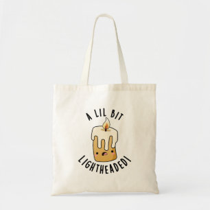 Tote Bag Un Petit Peu Lumière Tête Funny Chandelles Puns