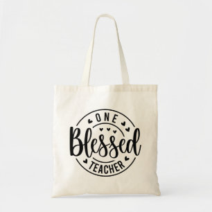 Tote Bag Un Professeur Bienheureux Typographie
