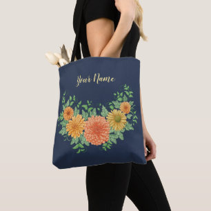 Tote Bag Un sourire aux fleurs