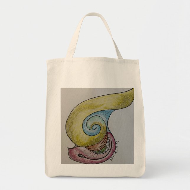 Tote Bag Un sourire sournois (Devant)
