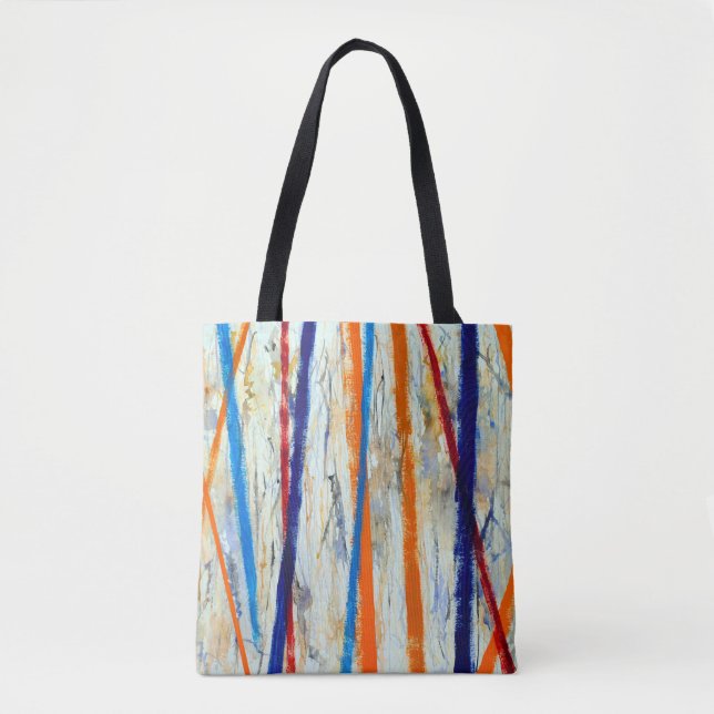 Tote Bag un tableau abstrait (Devant)