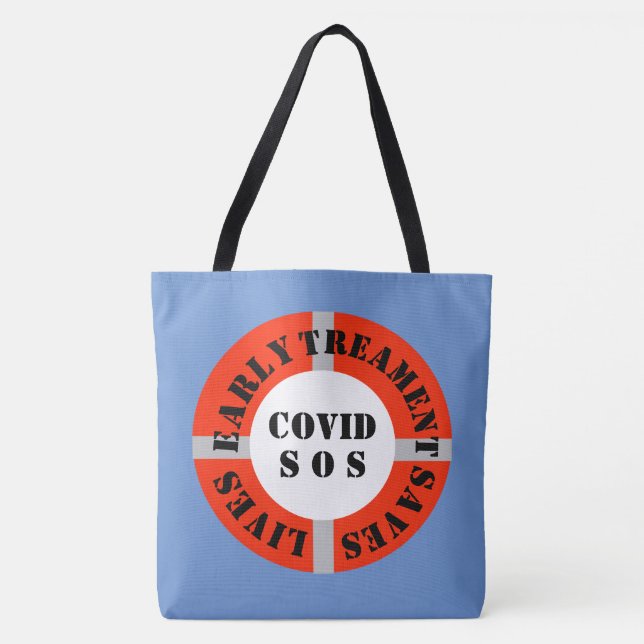 Tote Bag Un traitement précoce sauve des vies Fourre-tout (Devant)