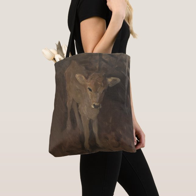 Tote Bag Un veau du Jersey (De près)
