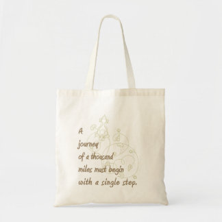 Tote Bag "Un voyage…" Proverbe de zen
