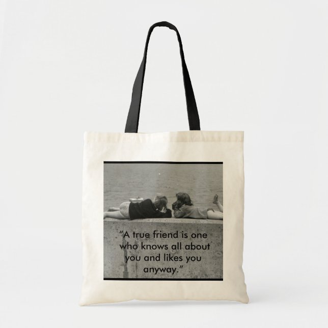 Tote Bag Un vrai ami (Devant)