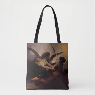 Tote Bag Une âme emmenée au ciel par Bouguereau