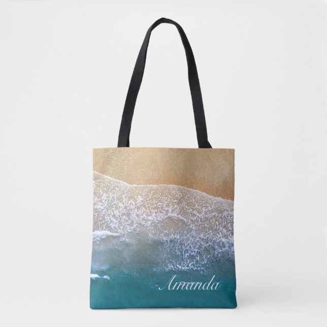 Tote Bag Une avec la plage (Devant)