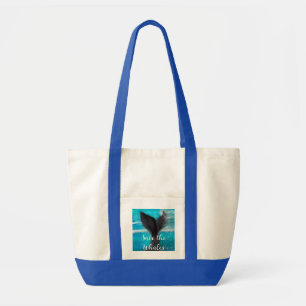 Tote Bag Une baleine - Sauvez les baleines