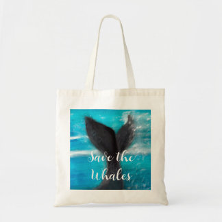 Tote Bag Une baleine - Sauvez les baleines
