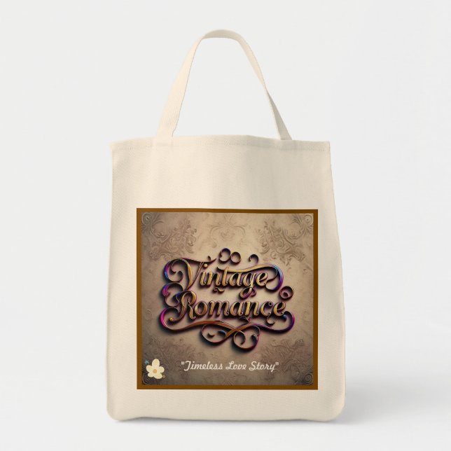 Tote Bag "Une beauté intemporelle se déploie" (Devant)