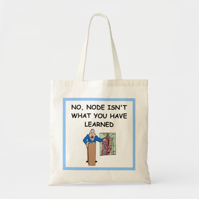 Tote Bag Une blague d'école de médecine (Devant)