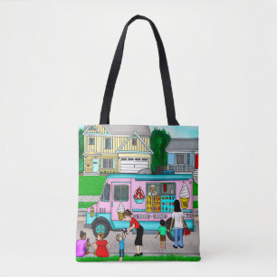 Tote Bag Une chaude journée d'été Une illustration fantas