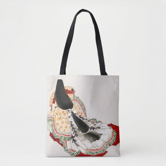 Tote Bag Une dame dans un kimono de Kono Bairei (Devant)