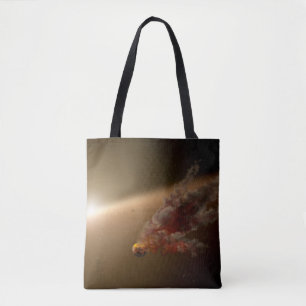 Tote Bag Une Énorme Éruption Autour De L'Étoile Ngc 2547-Id