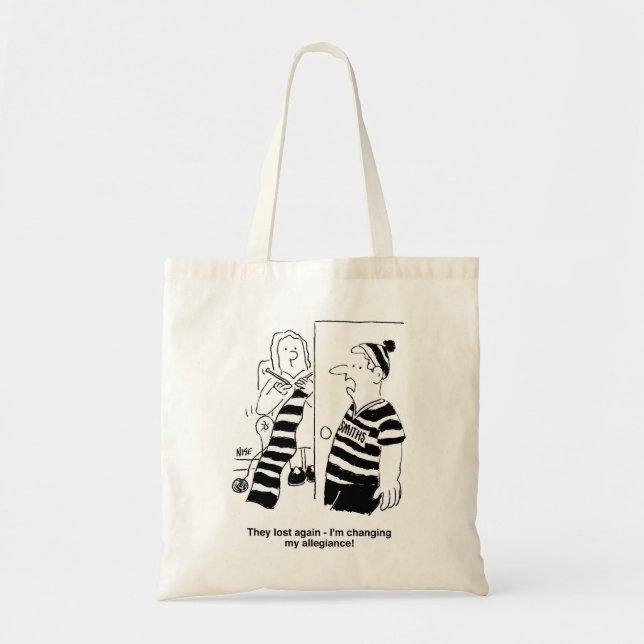Tote Bag Une femme est Tricot une écharpe pour le fan de fo (Devant)