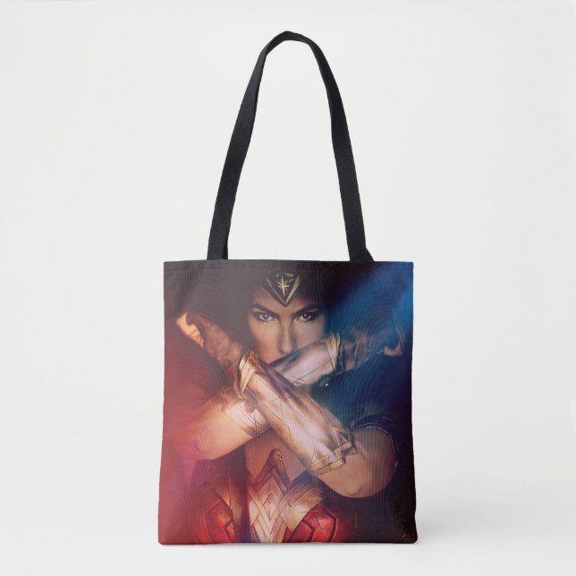 Tote Bag Une Femme Merveilleuse Blocage Avec Des Bracelets (Devant)