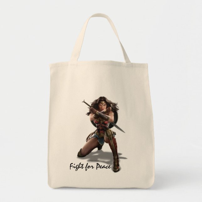 Tote Bag Une Femme Merveilleuse Blocage Avec Des Bracelets (Devant)