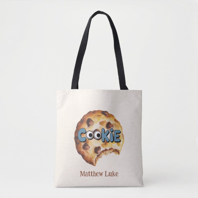 Tote Bag Une Fête de Bébé Garçon pour un Petit Cookie Adora (Devant)